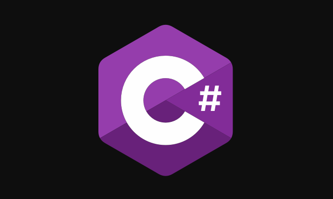 Logo for the programming language C#