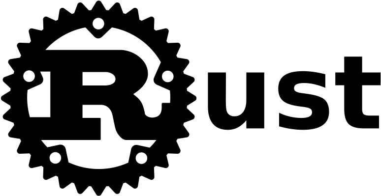 Logo for the programming language Rust